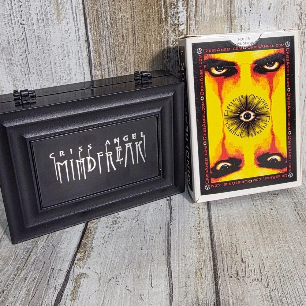 Criss Angel Mindfreak Deck 1 Playing Cards with Black Branded Plastic Case